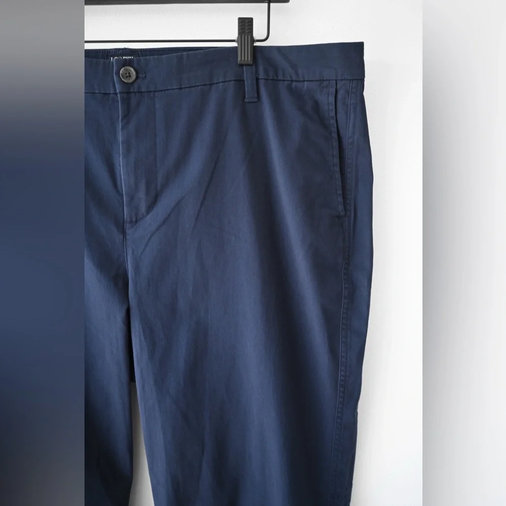 J Crew High Rise Girlfriend Chino Navy Pants - Picture 7 of 9